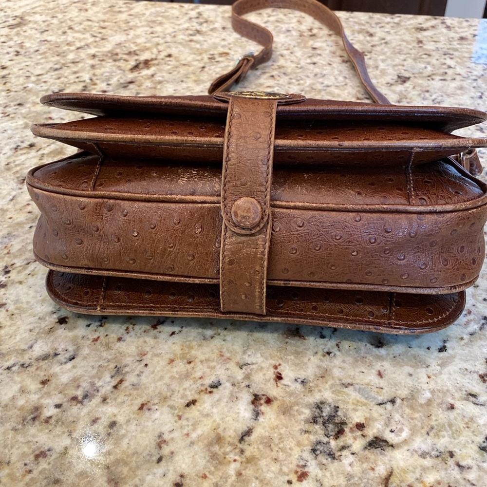 Vintage Victor Hugo Ostrich Leather Purse - Picture 7 of 15